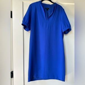 Cobalt J Crew Dress with Hook and Eye